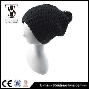 Klassische schwarze Farbe Wolle Hüte Jungen